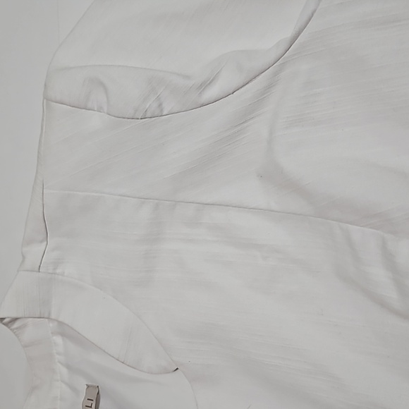 Roz & Ali White Open Textured Blazer With Padded Shoulders Size 3X #W-723 - Picture 14 of 15